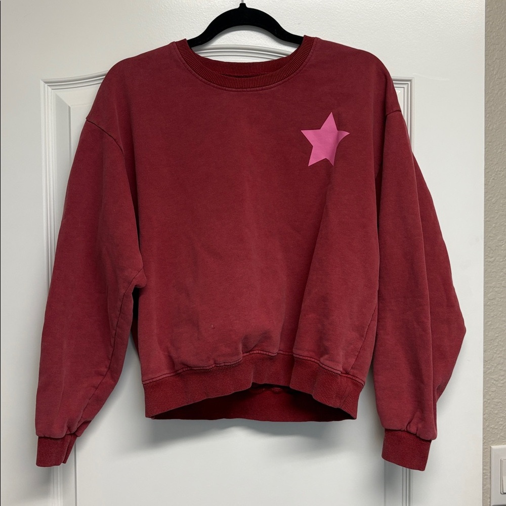SALTWATER LUXE perry pullover in crimson star